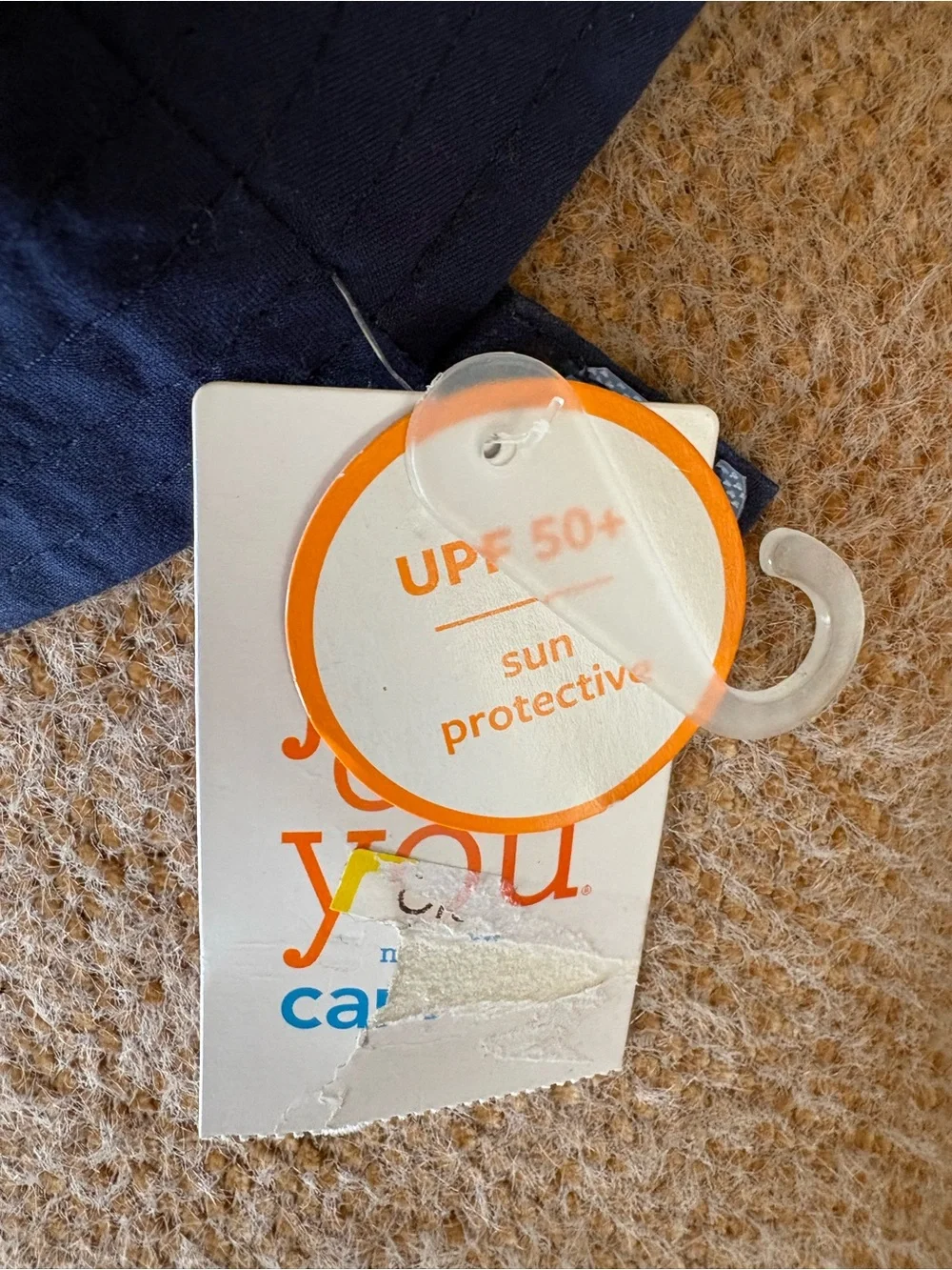 🦄🦄SOLD🦄🦄Just One You Carters Baby Navy UPF 50 Sun Bucket Hat 12-18M NWT